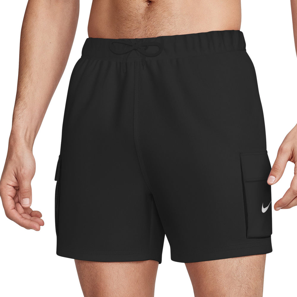 SWIM SHORTS NIKE VOYAGE SOLID ESSENTI BLACK NESSG454 001 r XL Size XL