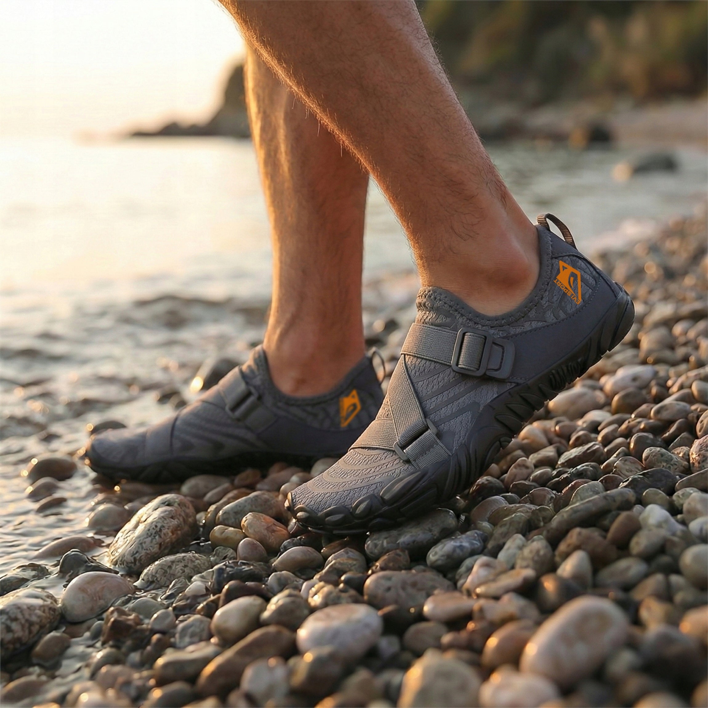 SWIMMING AND WALKING WATER SHOES MEN'S SEA URCHINS HARD SOLE STRAP 43 Gender man