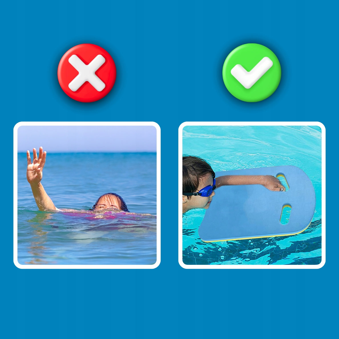SWIMMING BOARD FOAM SWIMMING POOL LIGHT WITH EVA HOLE EAN (GTIN) 5906186341003