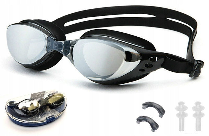 SWIMMING GOGGLES 100% ANTI-FOG + CASE