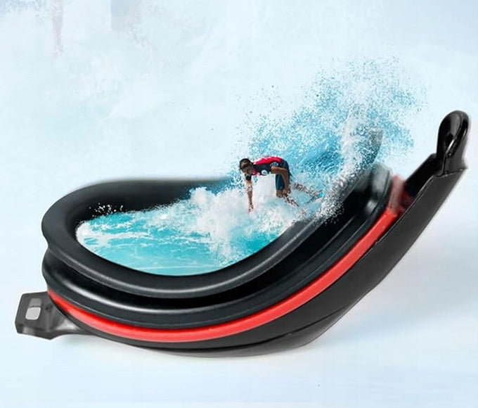 SWIMMING GOGGLES FOR POOL ANTI FOG SWIMMING GOGGLES + CASE Model MC-1603BLM Black
