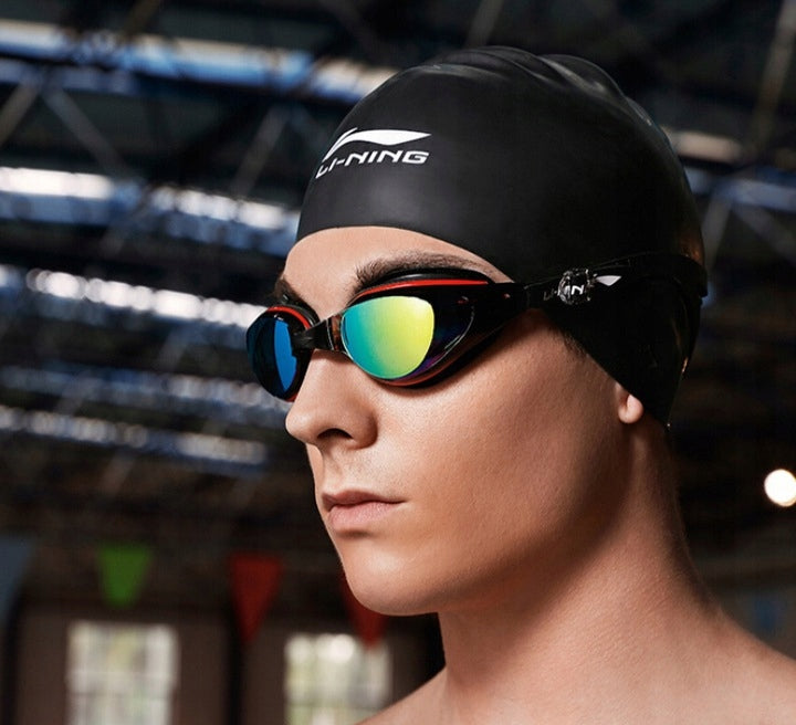 SWIMMING GOGGLES FOR POOL ANTI FOG SWIMMING GOGGLES + CASE Packaging status original