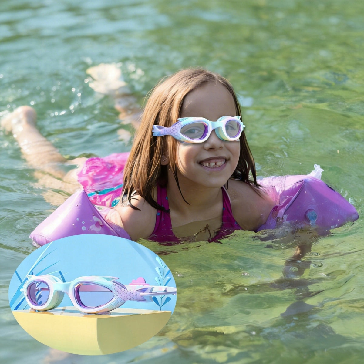 SWIMMING GOGGLES FOR SWIMMING POOL ANTI-FOG FOR SWIMMING GOGGLES FOR CHILDREN Model 4059612382598