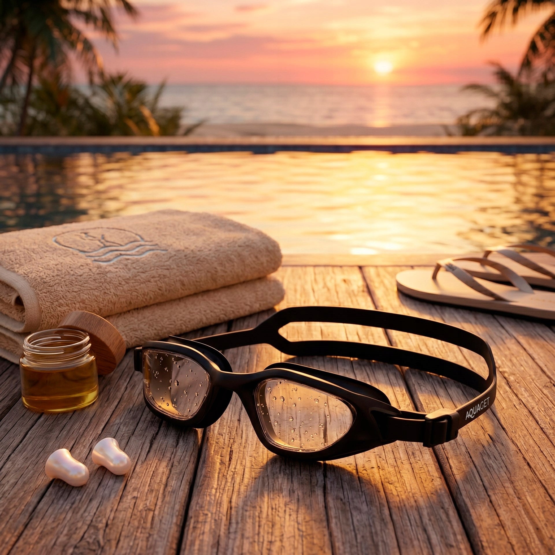 SWIMMING GOGGLES FOR SWIMMING POOL GOGGLES ANTI-FOG CASE UV filter Manufacturer code AQ0013