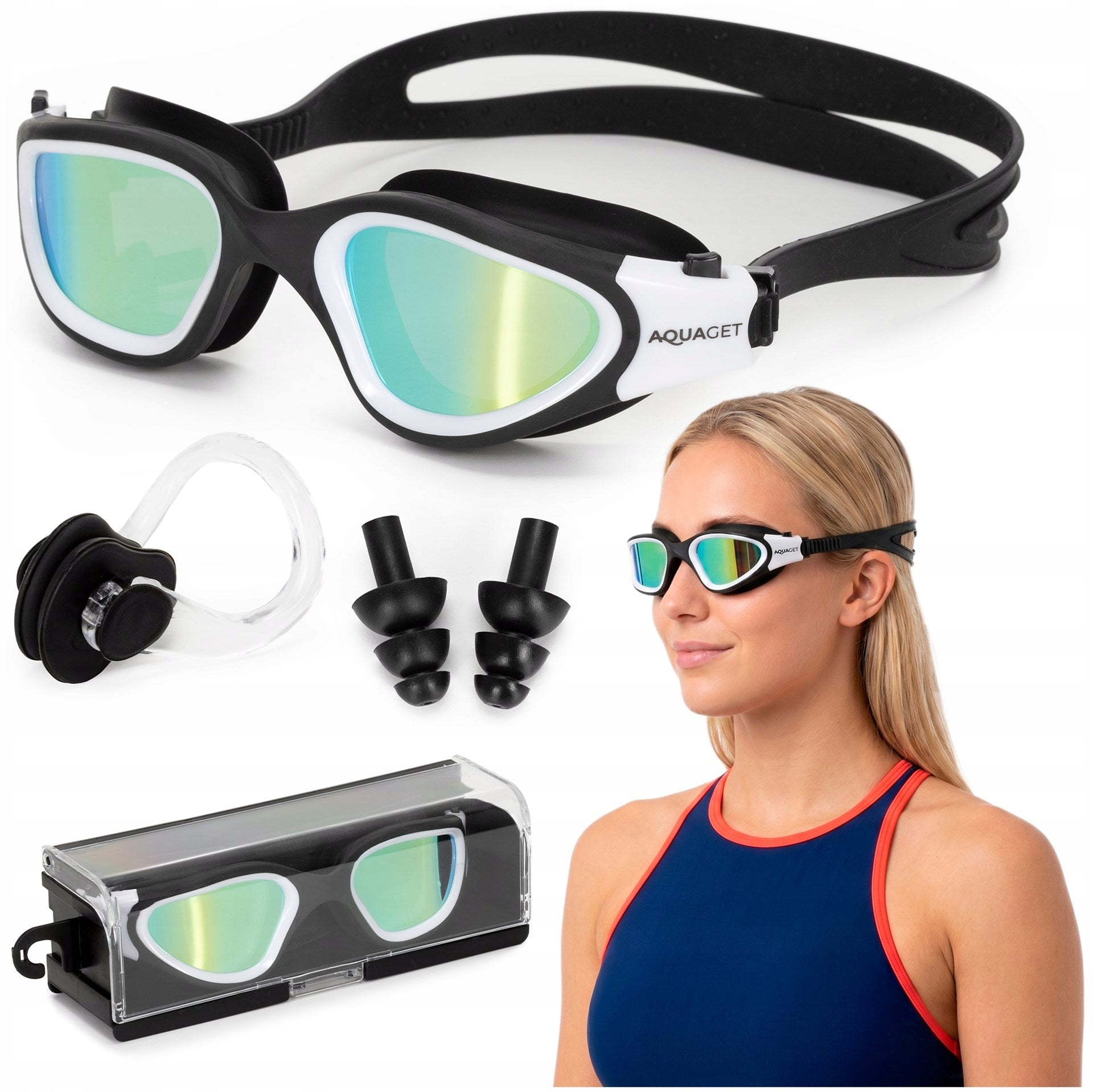 SWIMMING GOGGLES FOR SWIMMING POOL POLARIZATION GOGGLES ANTI-FOG UV filter