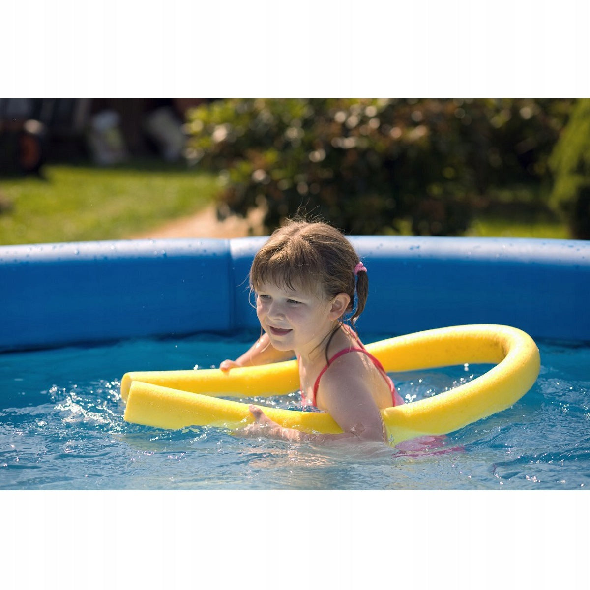 SWIMMING NOODLES WATER FOAM FOR LEARNING TO SWIM AQUAFITNESS BLUE Brand Master