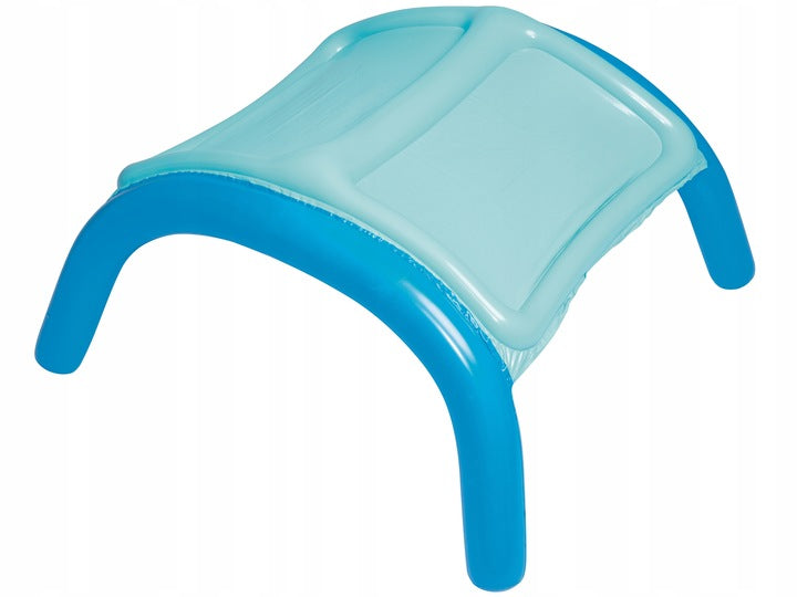 SWIMMING POOL FOR CHILDREN Swimming pool with visor INFLATABLE 2in1 REMOVABLE CANOPY FOR SUMMER Length 140 cm