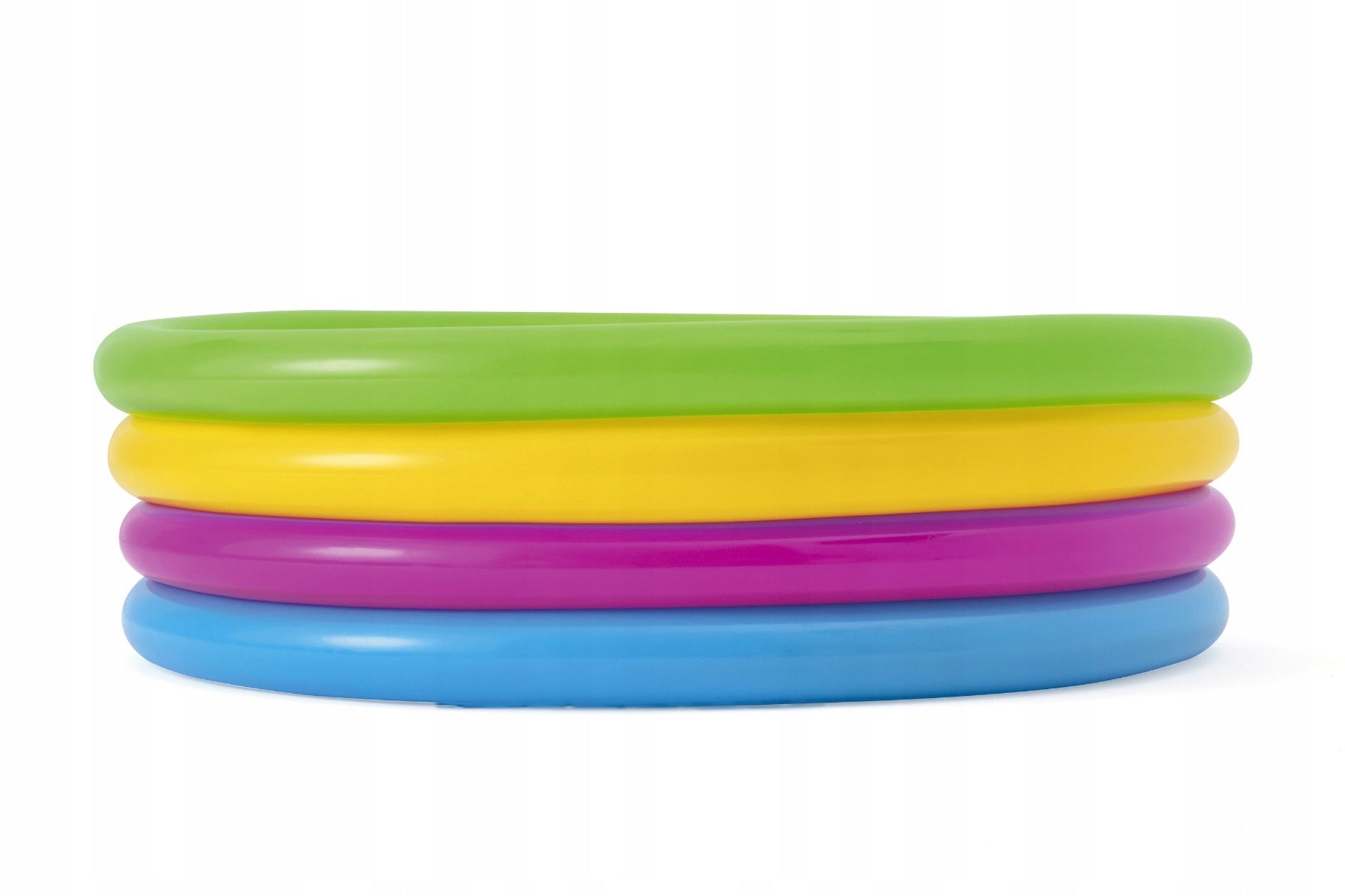 SWIMMING POOL INFLATABLE GARDEN POOL FOR CHILDREN BESTWAY 51117 COLORFUL Length 157 cm
