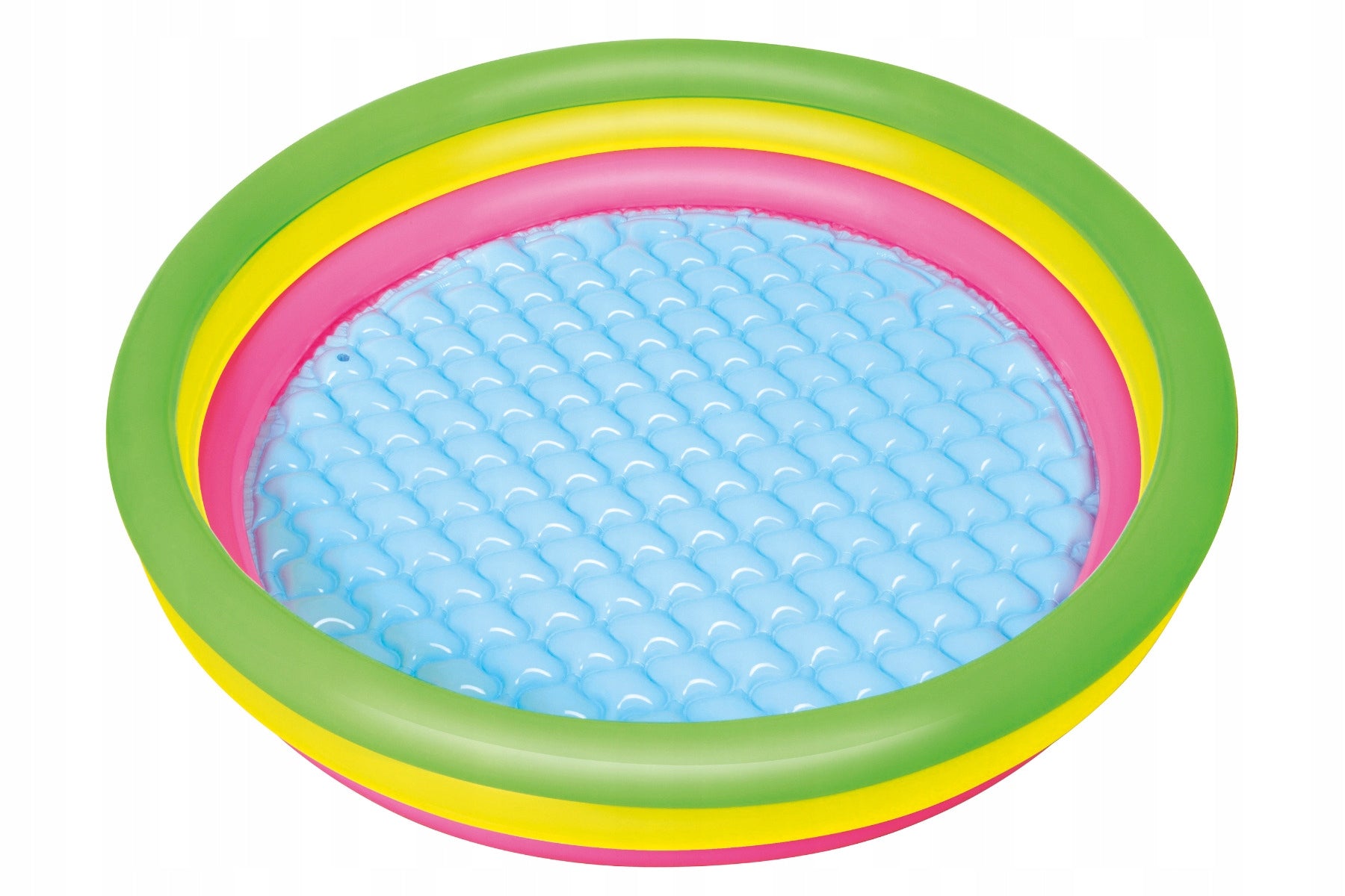 SWIMMING POOL INFLATABLE PADDLING POOL SOFT BOTTOM FOR CHILDREN 102X25CM BESTWAY Height 25 cm