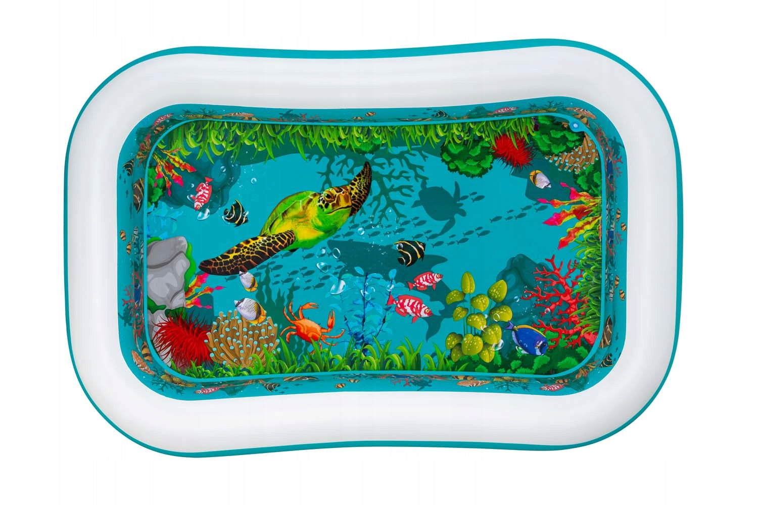 SWIMMING POOL INFLATABLE RECTANGULAR BEASTS 262X157 CM SET WITH GARDEN GLASSES Brand Bestway