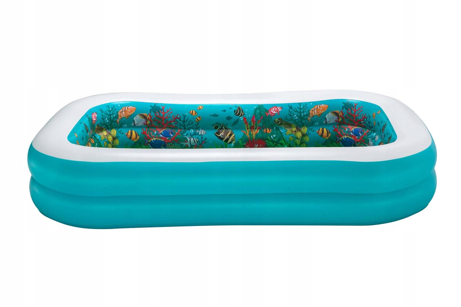 SWIMMING POOL INFLATABLE RECTANGULAR BEASTS 262X157 CM SET WITH GARDEN GLASSES Manufacturer code 54177
