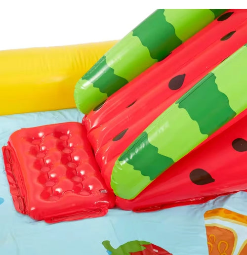 SWIMMING POOL INFLATABLE RECTANGULAR INTEX 57158 244 X 191CM FOR CHILDREN COLORFUL FRUIT Product width 191 cm
