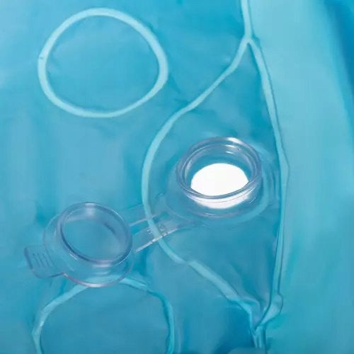 SWIMMING POOL INFLATABLE ROUND PADDLING POOL FOR CHILDREN 80 X 80 CM WITH SOFT BOTTOM Color blue