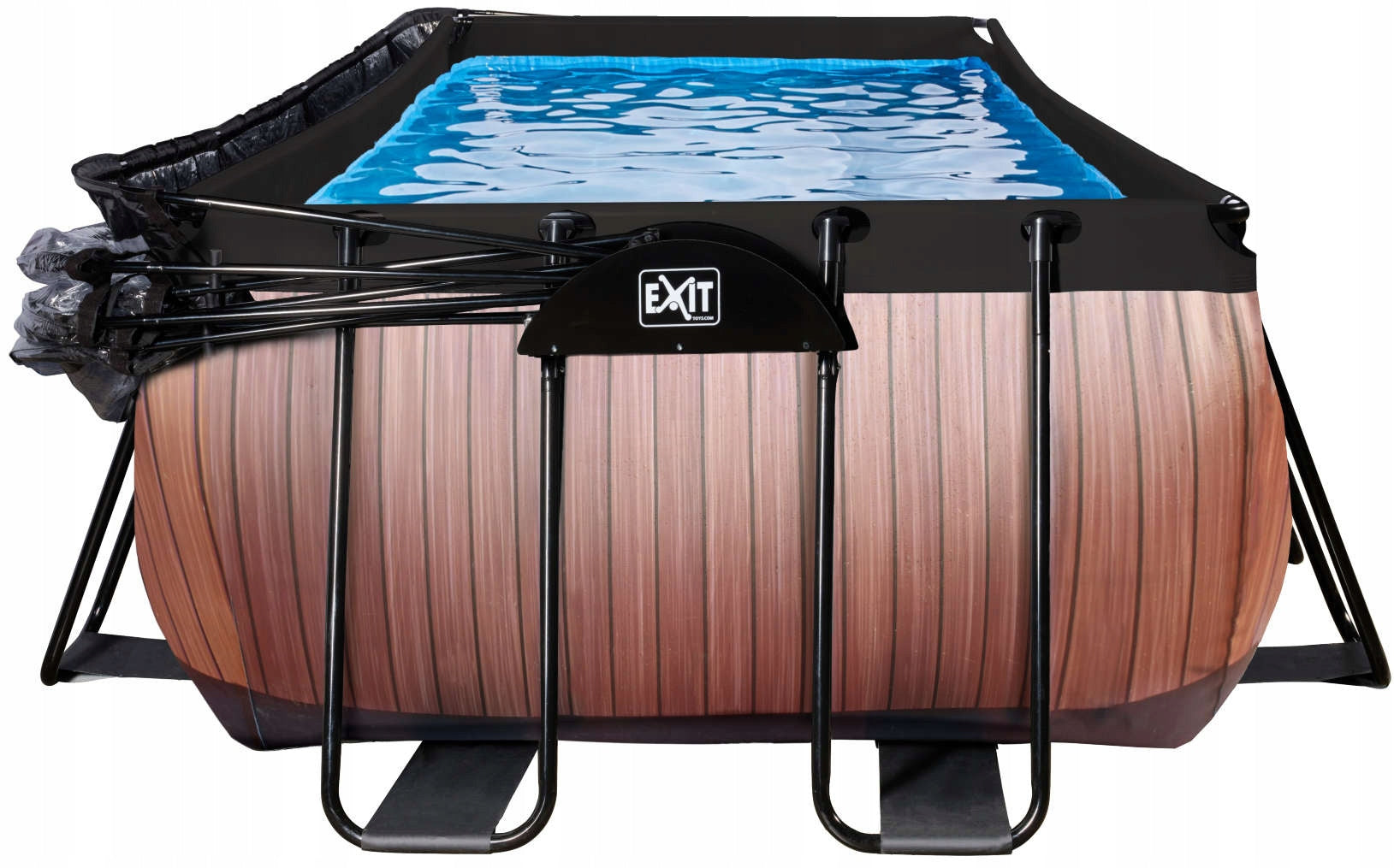 SWIMMING POOL ON A FRAME WITH FILTER AND COVER 400X200X100CM Length 440 cm