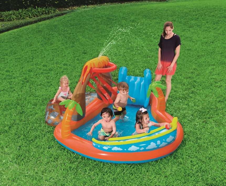 SWIMMING POOL PLAYGROUND LAVA FOR CHILDREN GARDEN INFLATABLE LARGE Height 104 cm