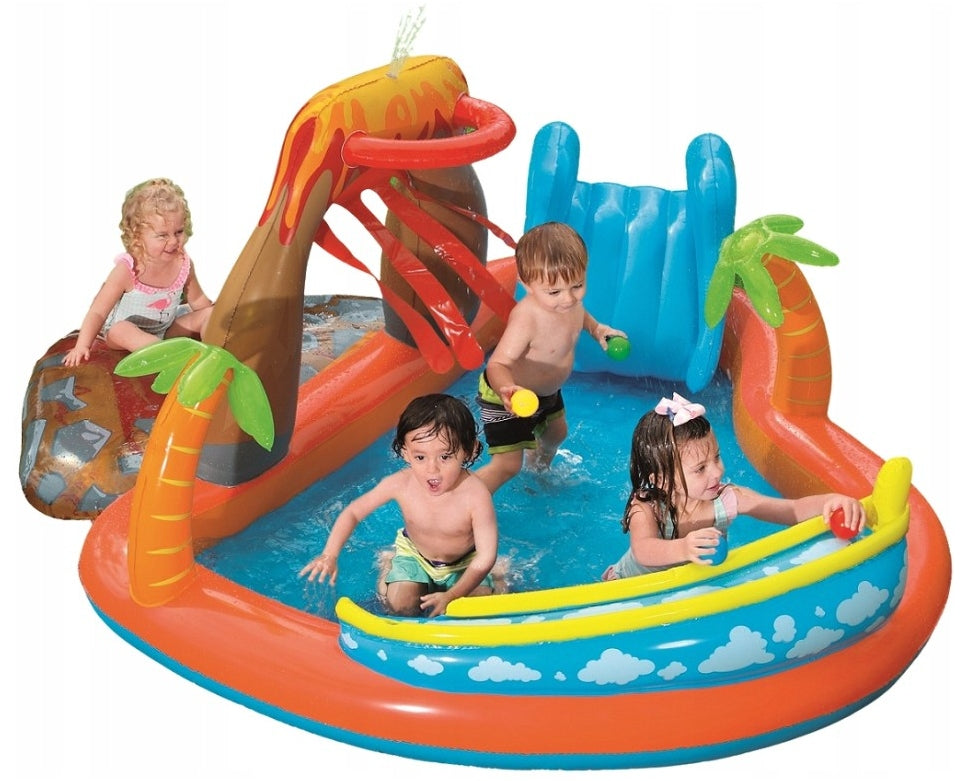 SWIMMING POOL PLAYGROUND LAVA FOR CHILDREN GARDEN INFLATABLE LARGE Packaging status original