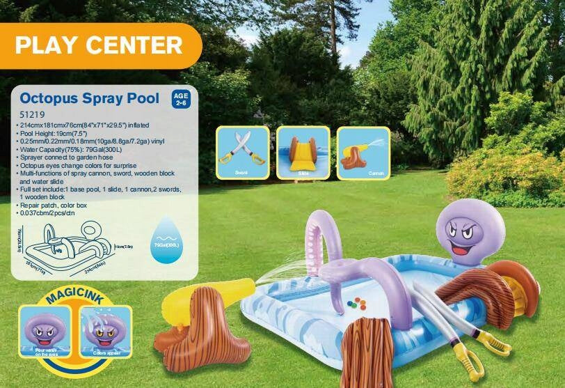 SWIMMING POOL WATER PARK PLAYGROUND SLIDE FOUNTAIN CANNON FOR CHILDREN Shape rectangular