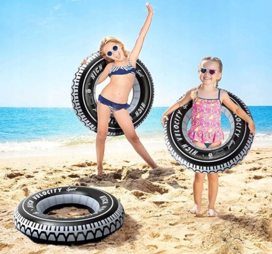 SWIMMING WHEEL BEACH TIRE INFLATABLE CIRCLE 60 CM FOR CHILDREN FOR SWIMMING POOL Manufacturer code 2808