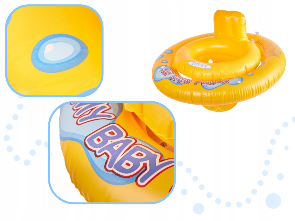 SWIMMING WHEEL CIRCLE INFLATABLE PONTOON FOR CHILDREN FOR BABIES MAX 15KG Brand Intex