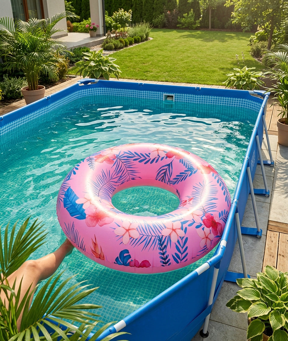 SWIMMING WHEEL INFLATABLE FOR WATER LARGE MATTRESS FOR BEACHES SWIMMING POOL 113 CM XXL Manufacturer code KOŁO PŁYWACKIE NA PLAŻĘ DLA DOROSŁYCH DZIECI