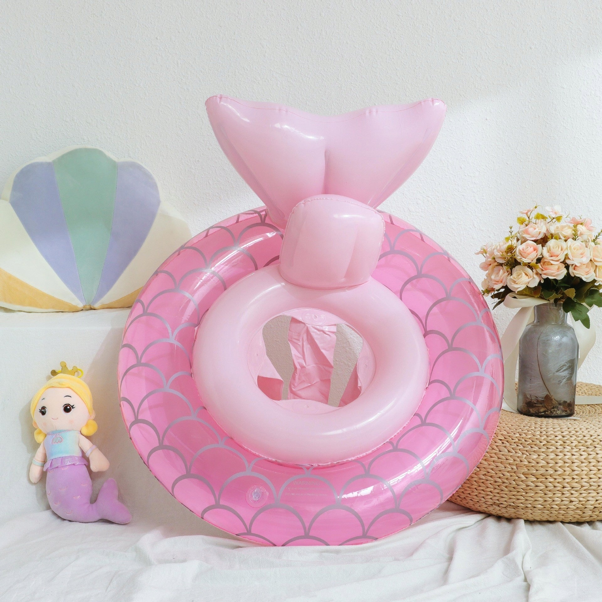 SWIMMING WHEEL Inflatable Beach Mattress Mermaid Brand no brand