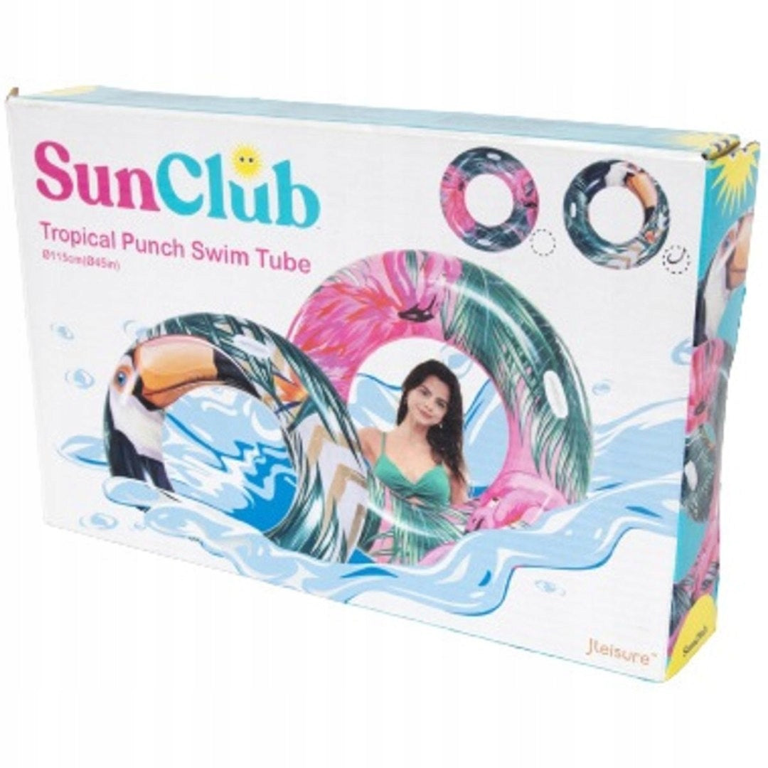 SWIMMING WHEEL TROPICS 115CM GREEN 37598 JILONG Length 115 cm