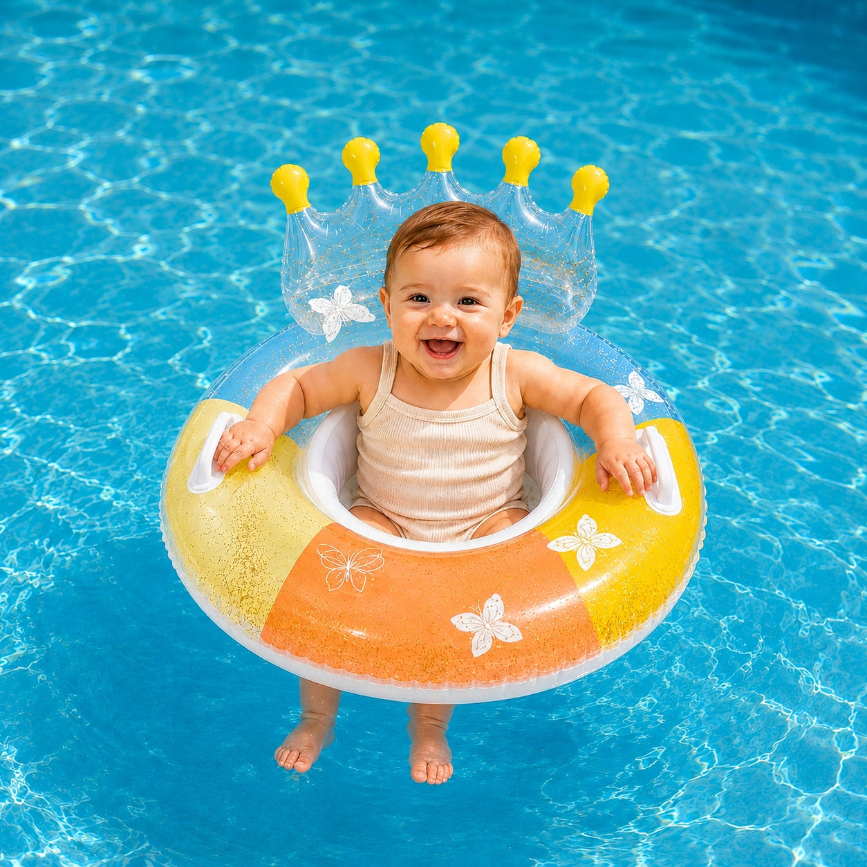 SWIMMING WHEEL WITH SEAT INFLATABLE FOR BABIES SET BALL Brand no brand