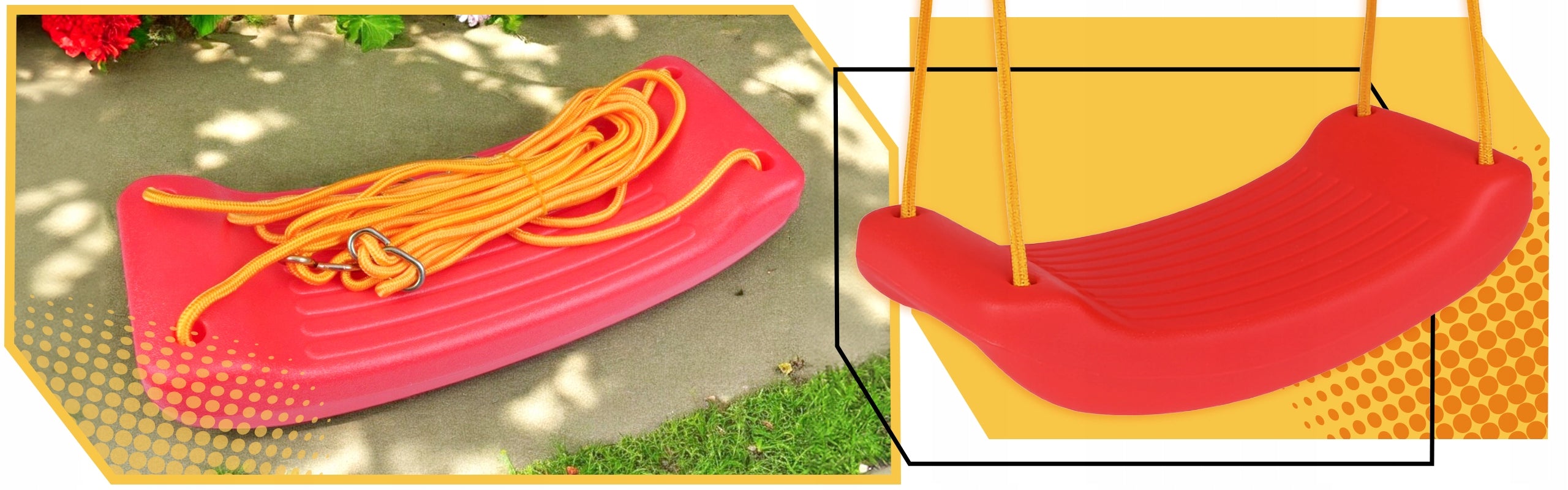 SWING FOR CHILDREN GARDEN BENCH BOARD SEAT STRONG Manufacturer code HUŚTAWKA OGRODOWA dla dzieci DESKA D1