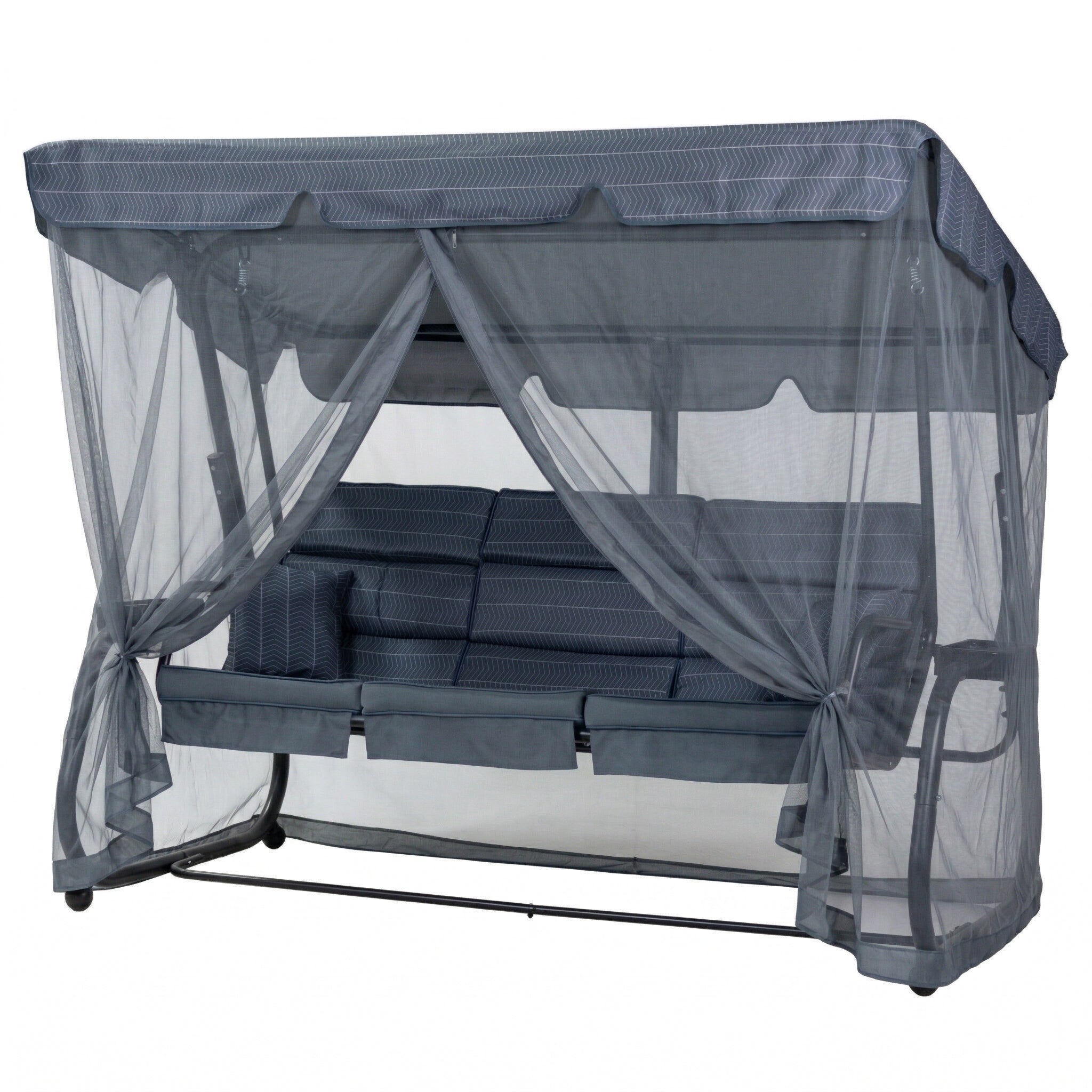 SWING Garden ROCKING BENCH 3 seater LARGE COUCH FOLDING mosquito net Manufacturer Mirpol