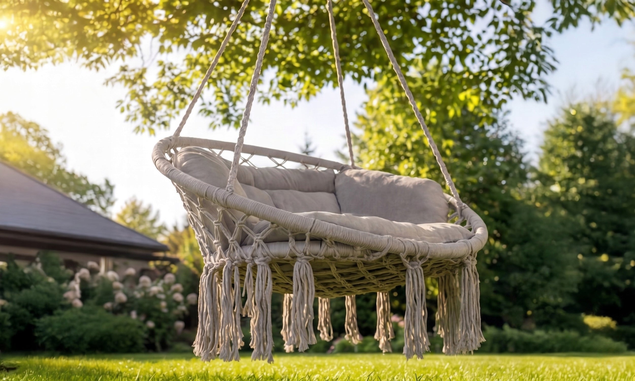 SWING STORK NEST CHAIR HANGING CHAIR BRAZILIAN HAMMOCK CUSHION Maximum load 150 kg