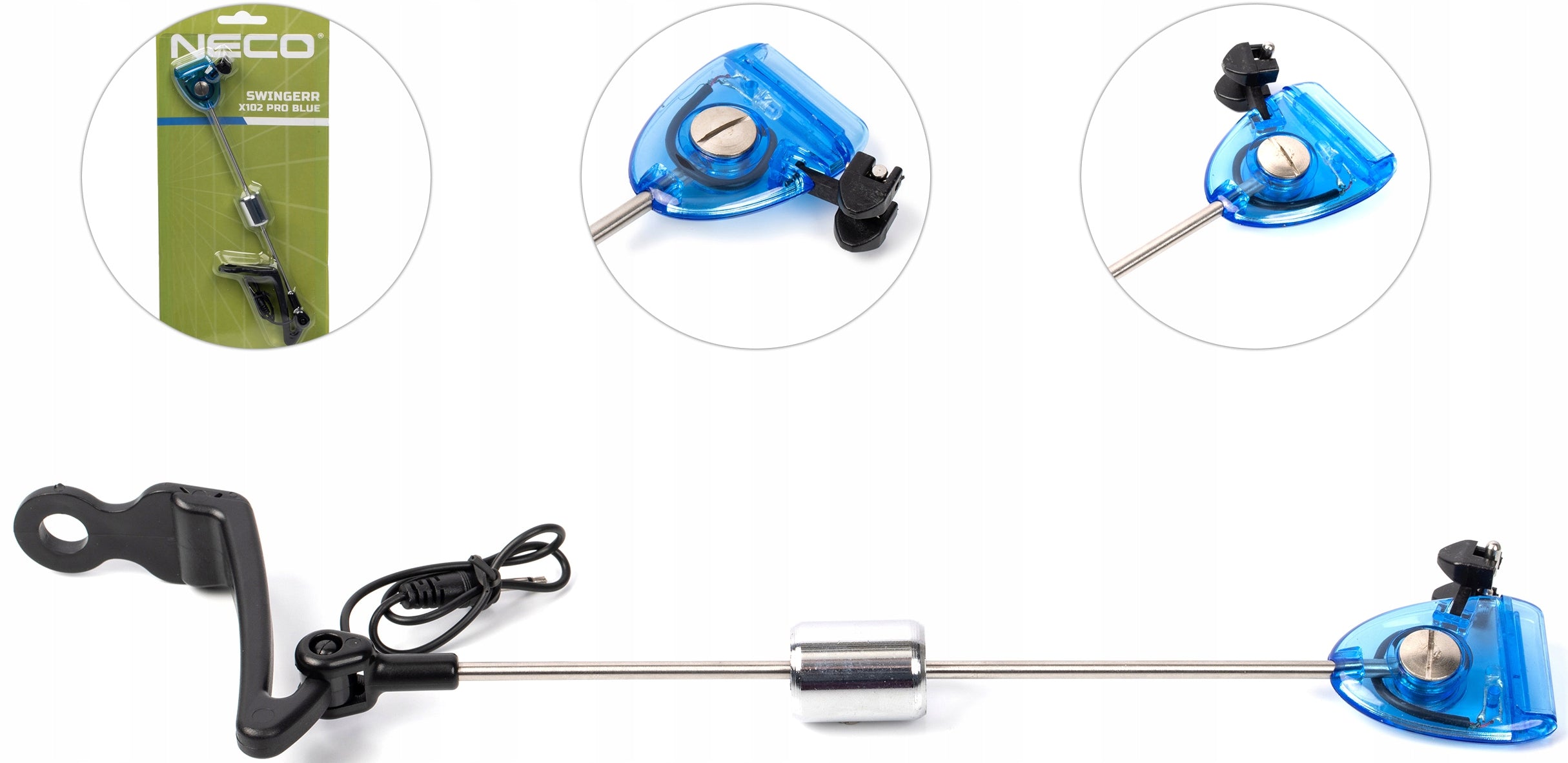 SWINGER BITE ALARM ELECTRONIC BLUE Batteries included no
