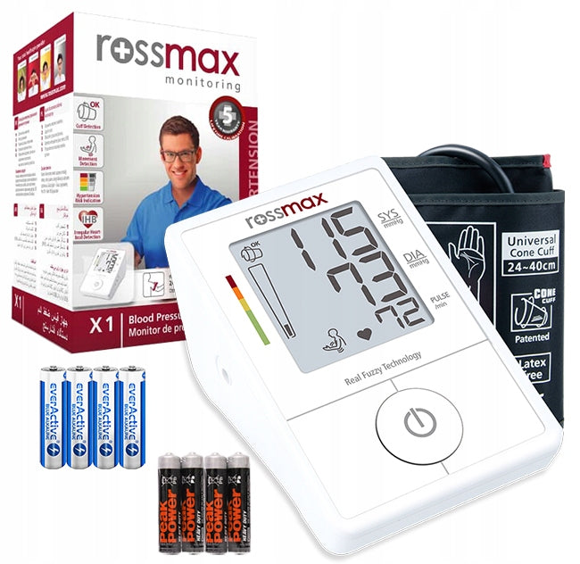 SWISS BLOOD PRESSURE MONITOR ROSSMAX DETECTS ARRHYTHMIAS
