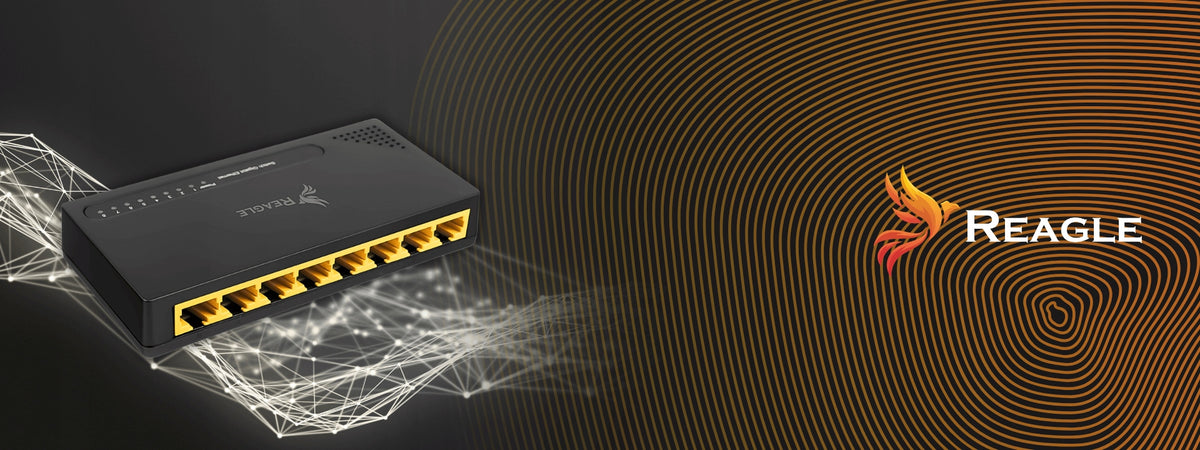 SWITCH LAN SPLITTER 8 PORTS GIGABIT ETHERNET RJ45 1000 Mb FOR INTERNET EAN (GTIN) 5905261354013
