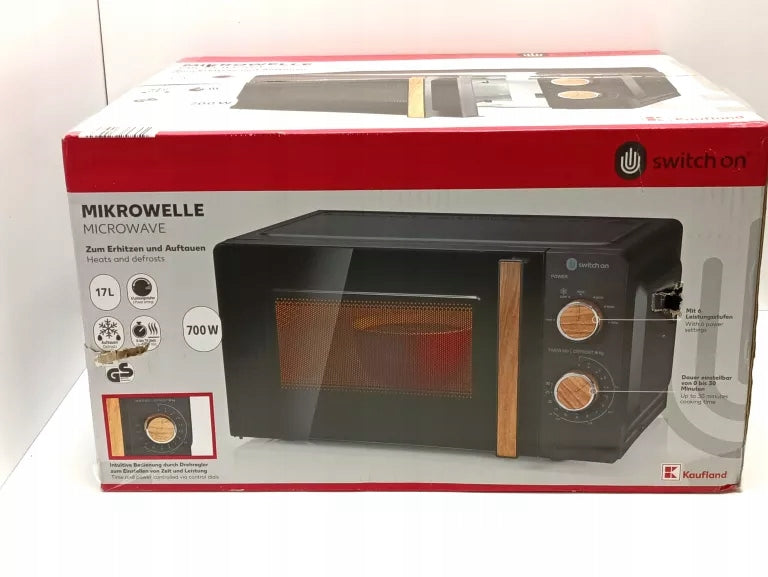 SWITCH ON MICROWAVE OVEN 700W BLACK Brand Switch On
