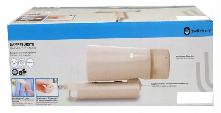 SWITCH ON SDBF 1200 A1 FOLDING CLOTHES STEAMER Dominant color beige