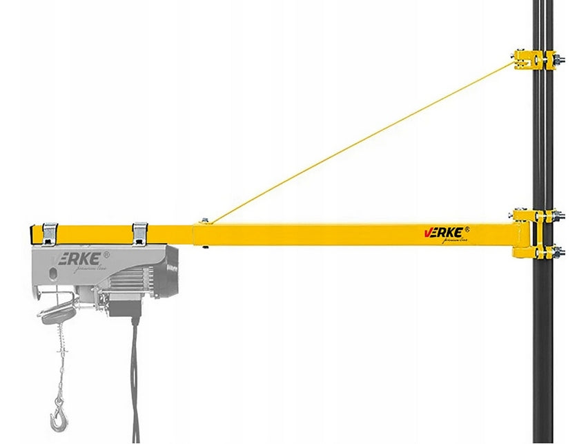 SWIVEL ARM WINCH ROPE WINCH BOOM WALL FRAME 250-1100 Brand Verke