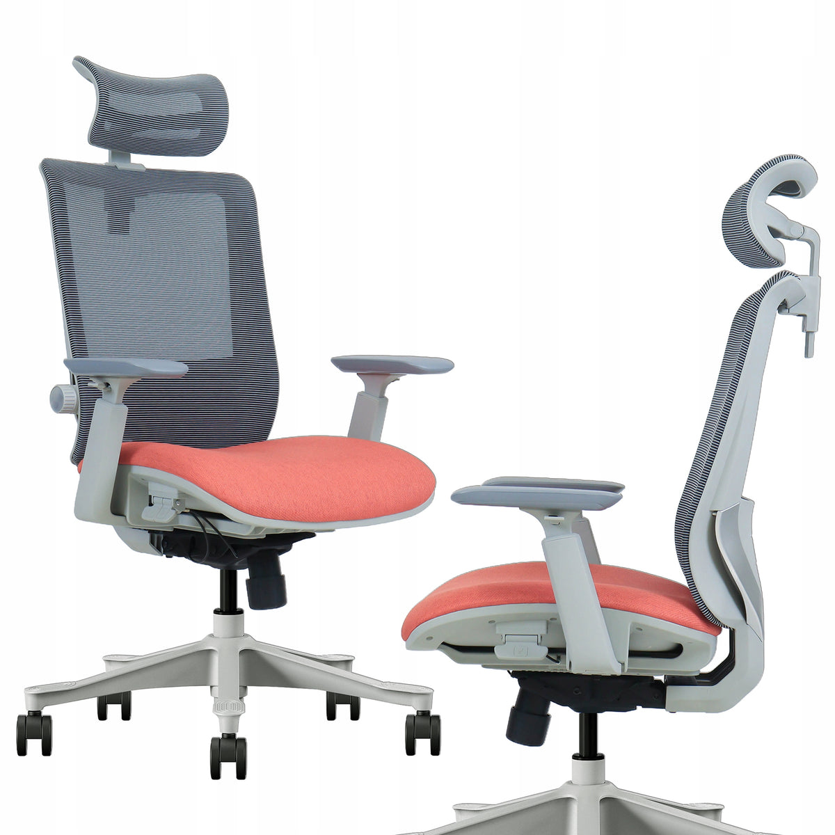 SWIVEL ARMCHAIR Material Office Chair BIONIC Backrest ARMS 3 D