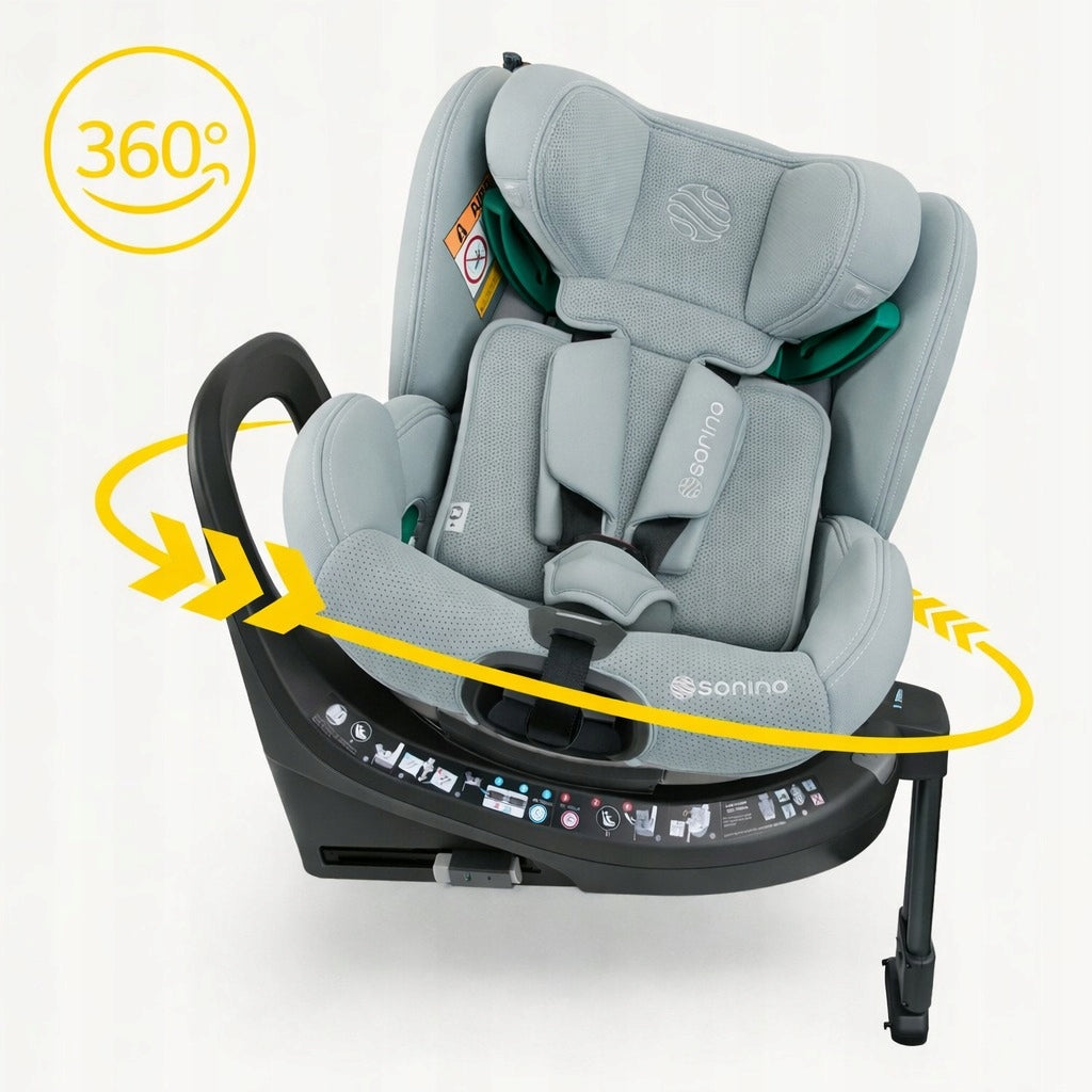 SWIVEL CAR SEAT BASE 360° 40-150CM ISIZE AURORA MINT SORINO Manufacturer code SR314