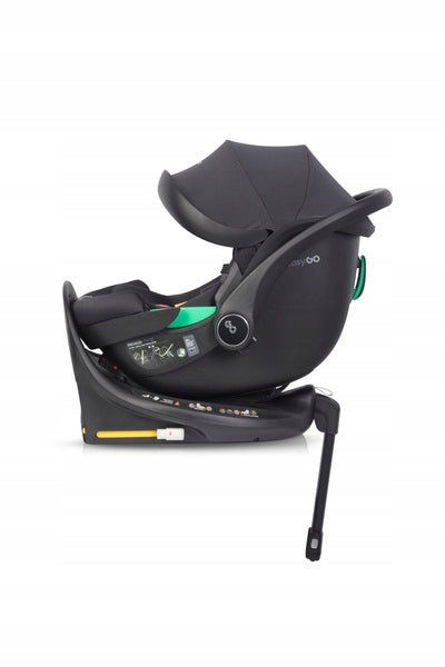 SWIVEL CAR SEAT + BASE ISOFIX I-SIZE 0-13KG STABILIZING LEG Brand Easy Go