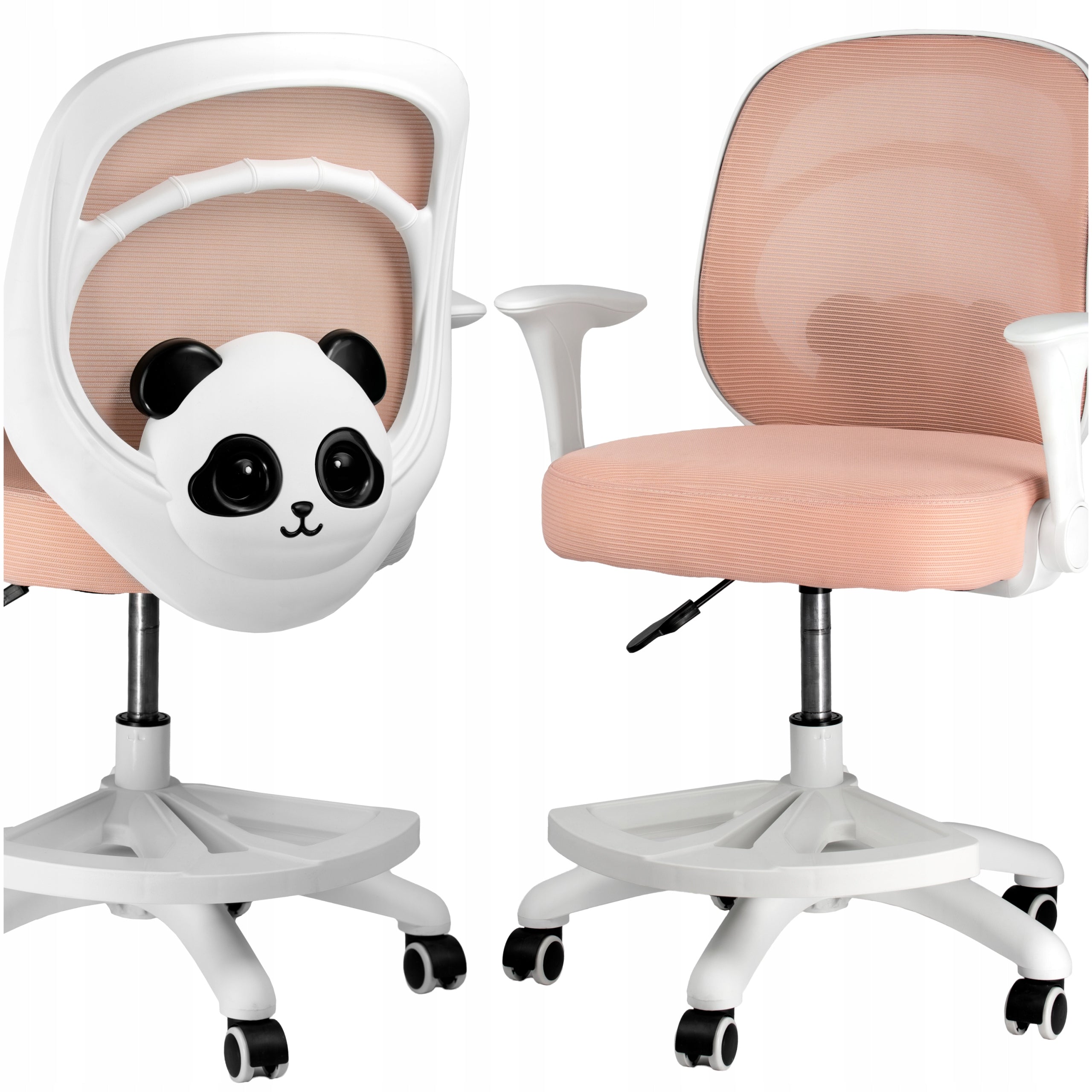 SWIVEL CHAIR DESK CHAIR FOR CHILD GIRL DESK PINK PANDA Packaging status original