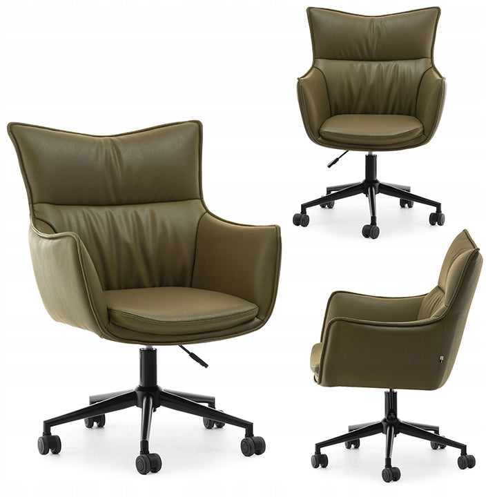SWIVEL CHAIR HEIGHT ADJUSTMENT FOR MILORA OFFICE OLIVE ECO LEG BLACK