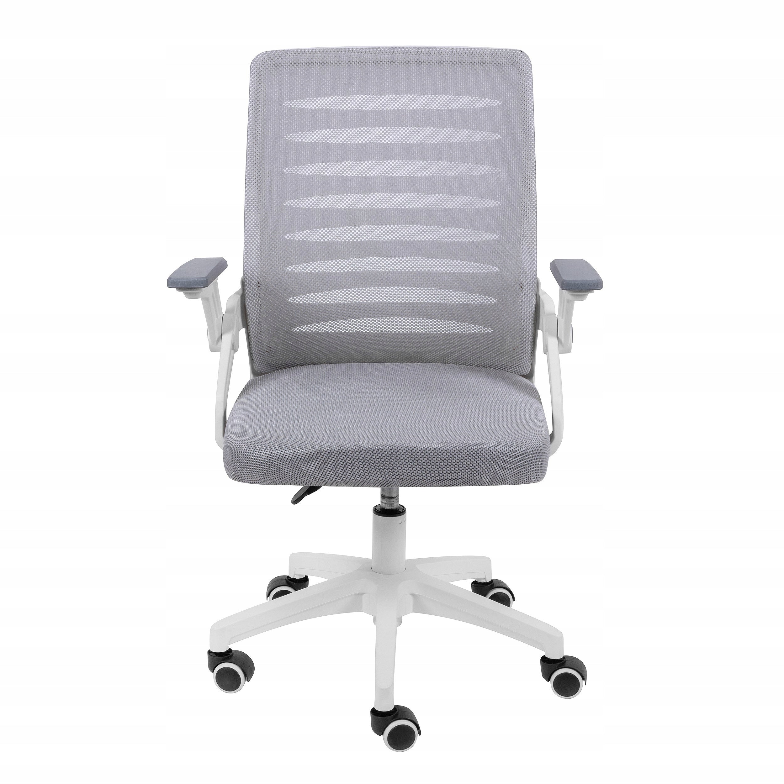 SWIVEL CHAIR ON WHEELS ERGONOMIC ADJUSTABLE OFFICE CHAIR GREY Packaging status original