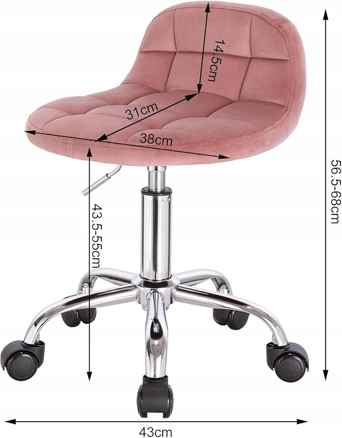 SWIVEL CHAIR STOOL OFFICE CHAIR WOLTU PINK Manufacturer code BS131rs