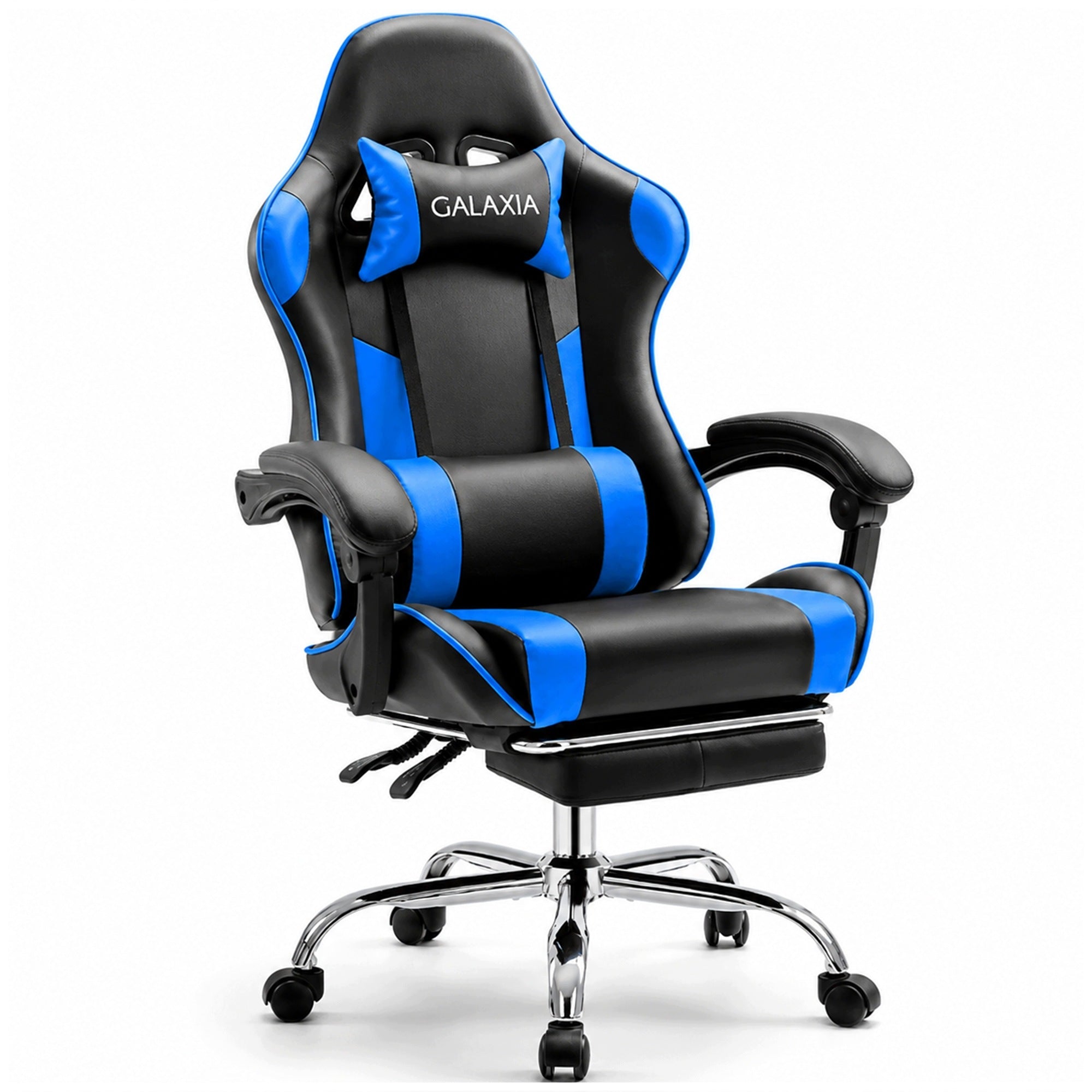 SWIVEL GAMING CHAIR WITH FOOTREST ADJUSTABLE SWIVEL GAMING CHAIR