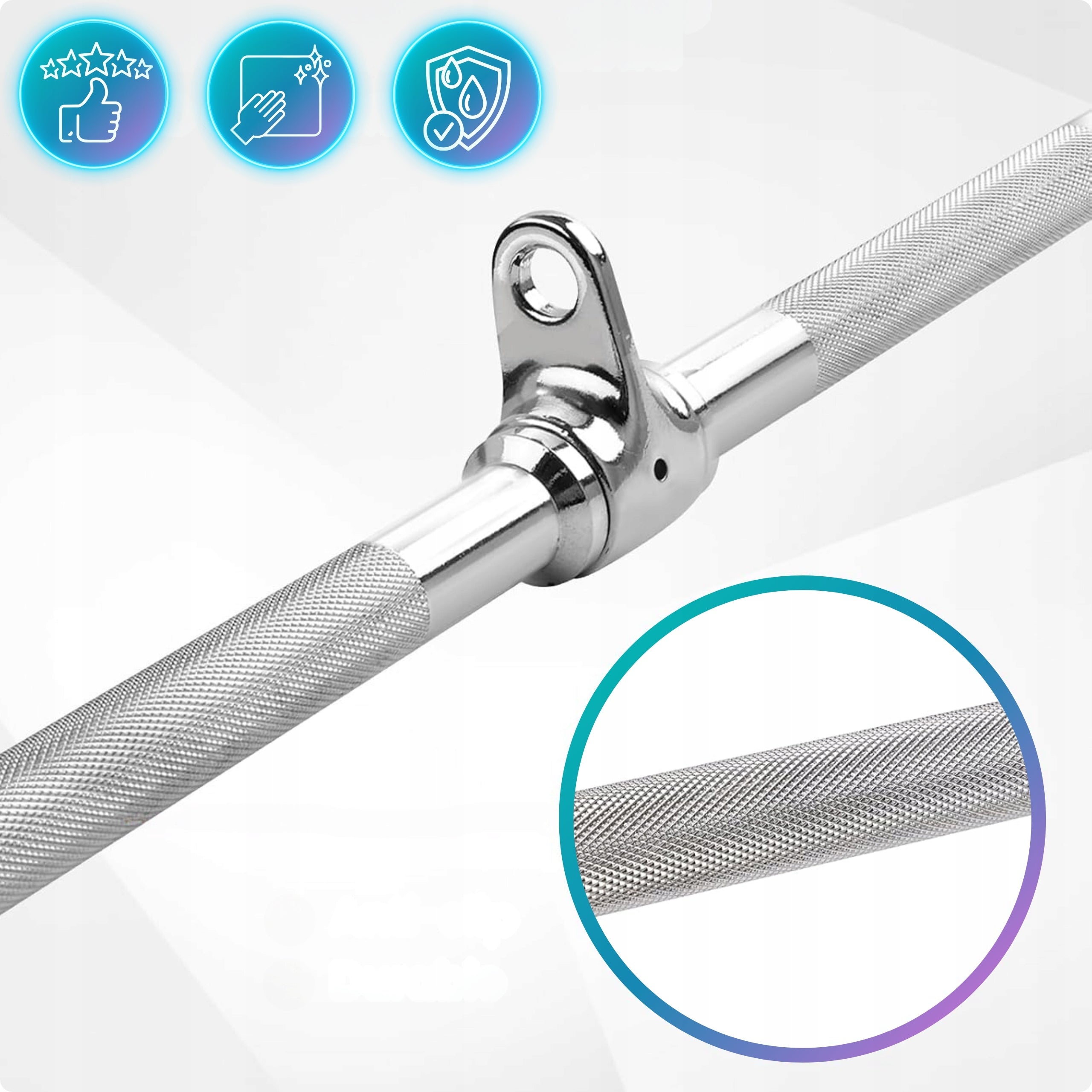 SWIVEL HOLDER FOR ATLAS LIFT STRAIGHT BAR 51cm GRIFFIN FOR BICEPS TRICEPS Packaging status original