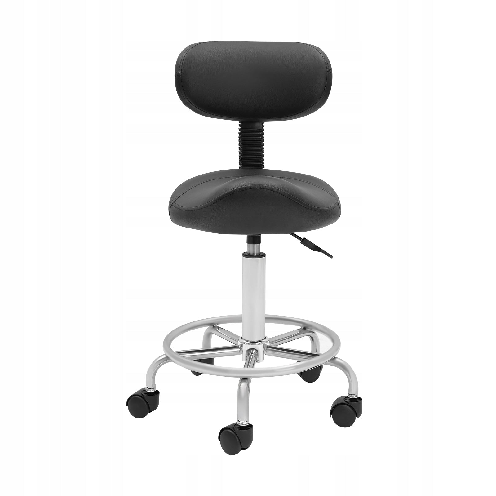 SWIVEL SADDLE CHAIR 360°, HEIGHT ADJUSTMENT 44-60 CM, MAX 150 KG