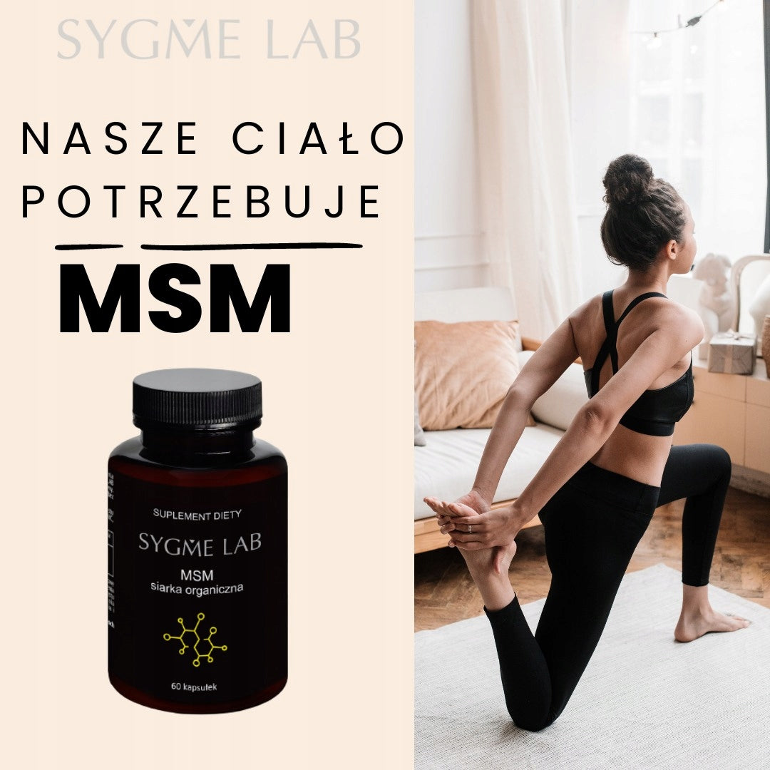SYGME LAB MSM Organic Sulphur 60 kaps. | Methylsulfonylmethane