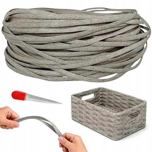 SYNTHETIC RATTAN PE FOR FURNITURE REPAIR 65 M WEAVING TOOL steel Brand no brand