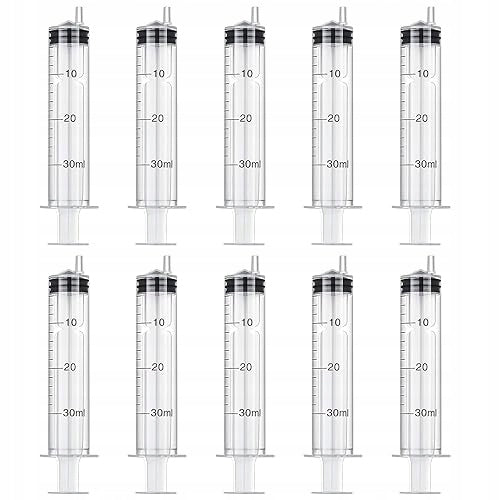 SYRINGE 30 ML STERILE PLASTIC FOR OIL ANIMAL BRAKE 10 PCS.