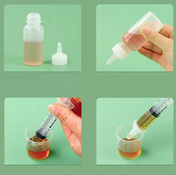 SYRINGES ANIMAL FEEDING BOTTLE KITTEN PUPPIES PACIFIERS SET Trade name STRZYKAWKI BUTELKA DO KARMIENIA KOCIĄT SZCZENIĄT ZESTAW ZE SMOCZKAMI